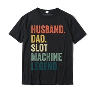 Mens Slot Machine Shirt Funny Gambling Vintage Retro Casino Vegas T-Shirt Tops T Shirt Prevailing Ca