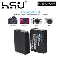 HSU CANON LP-E12 Battery for EOS M50, M10,EOS M2, EOS M, 100D
