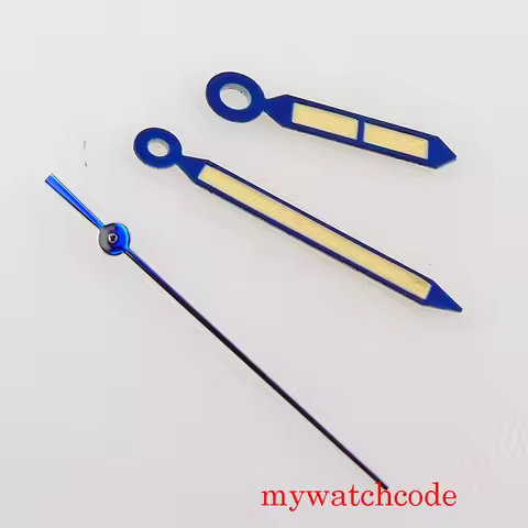 Blue Edge Watch Hand Set Needles Fit NH35 NH36 Miyota 8215 821A 8205 Mingzhu 2813 3804 ETA2824 2836 