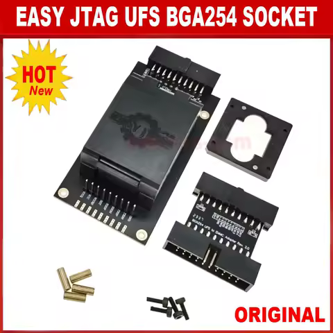 2025 ORIGINAL NEW Easy Jtag Plus UFS BGA254 Socket / EMMC 254 Adapter (EMMC +UFS 2 IN 1)For EASY JTA