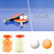 60Pcs/Barrel 40mm Portable Ping-pong Ball Table Tennis Game Training Accessories for Practice 60Pcs/Barrel Mini Balls