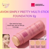 AVON SIMPLY PRETTY multi-stick FOUNDATION 8g