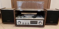 ONKYO FM AM STEREO PHONOGRAPH 黑膠唱盤+ 膽收音擴音機
