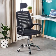 OTHER - 實惠高枕網布 電腦椅 辦公椅 綠色 海綿坐墊 鋼製腳 顔色 黑色