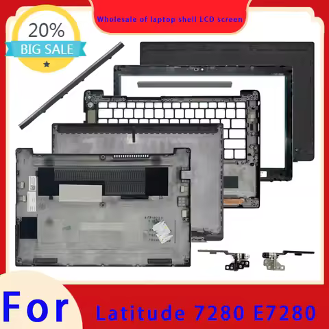Latitude 7280 Screen Frame Suitable for Latitude 7280 E7280 Series Laptops, LCD Screen Top Cover, Sc