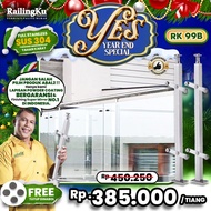 Minimalist Stainless Steel Stair Railing My Railing Pole [YES] RK 99B