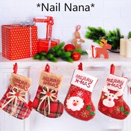 New Christmas Socks Gift Bag Elk Snowman Christmas Socks Christmas Tree Pendant