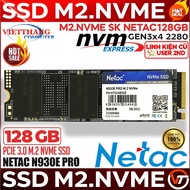 M2 Nvme Netac N930E Pro 128GB Gen3x4 2280 Good 100% Used SSD (Old - 2nd)