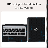 Custom Geometric Cover Pre-Cut Laptop Stickers Laptop Skins for HP Laptop 15s-du 15s-eq 15-ec Pavili