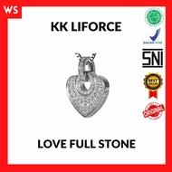 kalung kesehatan kk liforce anti radiasi energi skalar original - 4. love stones