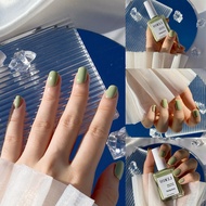 สีทาเล็บ สีทาเล็บกึ่งเจล  U-DELI U-691 Green Vegan Nail Polsih ทาเล็บสวยๆ ยาทาเล็บ สีเล็บเขียวพาสเทล