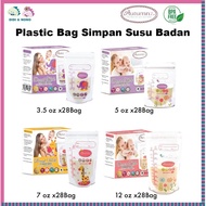 Autumnz BreastMilk Storage Bag 5oz 7oz 12oz 28bag Plastik Simpan Susu Badan