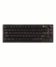 SOLAKAKA 66 Keys Hot-swappable Mechanical wired Keyboard Gaming Keyboard RGB Backlit Transparent Key