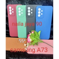 Softcase Casing SAMSUNG A73 Casing Case Macaron Pro Camera Back Protector hp + Camera hp