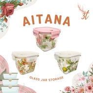 Aitana Glass Jar Storage/ Jar