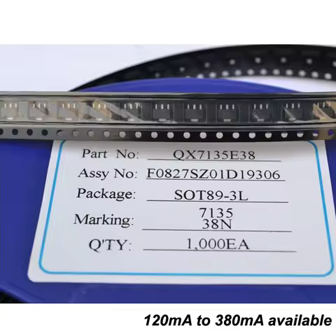 SOT89-3 AMC7135 Current Regulator 120mA to 380mA Flashlight DIY IC Circuit Driver (5 PCS)