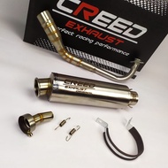 KNALPOT RACING 100% ORI CREED RACING INLET 38 & 50 FOR HONDA BEAT NMAX OLD/NEW AEROX 155 VARIO 125/1