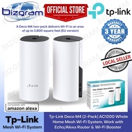 Tp-Link Deco M4 (1/2/3-Pack) AC1200 Whole Home Mesh Wi-Fi System, Work with Echo/Alexa, Router & Wi-