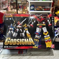 （旺角家樂坊17樓門市現貨）開封 Bandai 超合金魂 GX-60 GODSIGMA 宇宙大帝 (JF049)