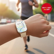 Latest Smartwatch for Men Women: 2.02 Amoled Screen, BT Call, GPS Tracker, Waterproof, Heart Rate Mo