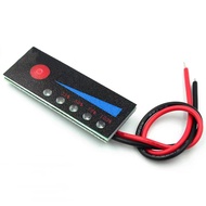 1/5PCS 3.7V/7.4V/11.1V/14.8V 2S/3S/4S Li-ion battery pack power indicator 12V1 car battery indicator