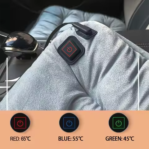 Heating Cushion 5V USB Intelligent Heated Seat Cushion For Office Chair 45x45cm Graphene With 3 Heat