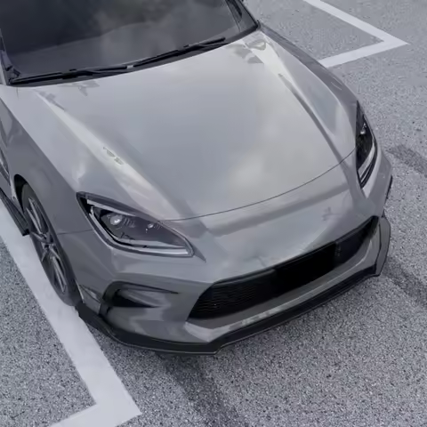 Front Lip Splitter Spoiler For Toyota GR86 2022+ Front Bumper Diffuser Body Kit Exterior Upgrade Mod