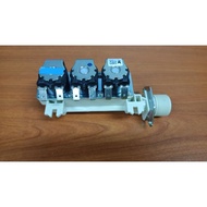 TOSHIBA WATER INLET 3 GANG 6965 AWDUL1150 AWUK1150 WASHING MACHINE