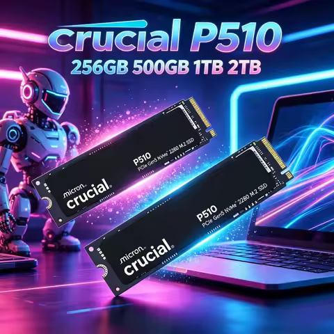 Top Selling Flagship PCIe5.0 NVMe SSD Crucial P510 1TB M.2 2280 11000MB/s Read 9500MB/s Write Advanc