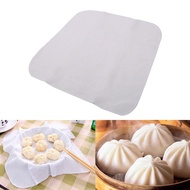 1 Pcs 32*32cm Kitchen Utensils Steamer Etamine Non-stick Cloth Pad Gauze Breathable Bamboo Steamer Cloth