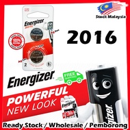 Energizer 3V Lithium Battery CR 2016 100% Original Energizer Lithium 3V Battery 2016 (2 Pcs In 1 Pac