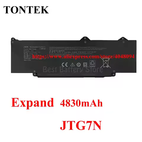 Expand 4830mAh JTG7N Laptop Battery For Dell Latitude 3340 3440 3540 2-in-1 5540 5440 Precision 3480
