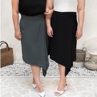EGALE.ID - ⁠Asymmetric Skirt | Plus Size Jumbo Size BIG Size