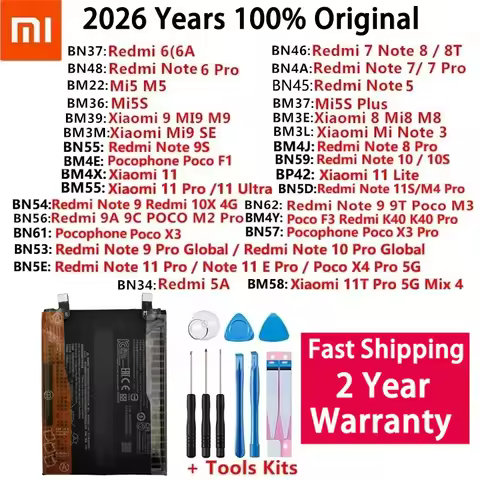 For Xiaomi Redmi Note Mi K40 5 5A 5S 6 6A 7 8 8T 9 9A 9C 9S 9T 10 10S 10X 11 11S 11T SE Poco F1 M2 M