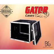 GATOR GR8L Molded PE Rack Case; Front, Rear Rails; 8U; 19″ Deep; Locking