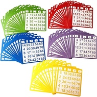 100pcs/set Kartu Bingo Lengkap/5 Warna Bingo Set/ Besar Bingo Card