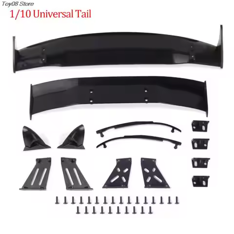 100% Brand New 1/10 RC car Accessories Parts 1/10 RC Drift Car Wing Series Plastic Spoiler