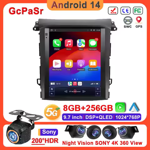 9.7" inch Android 14 Car Radio For Subaru XV Forester 2018 - 2021 GPS Navigation Touch Screen Stereo