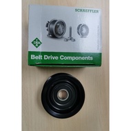 Honda SWA, SNA 1.8, Stream RN3,RN6 S5A,fan belt Idler pulley, INA, Made in Germany