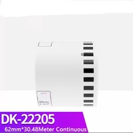 Continuous Brother Label Tape Paper 62mm x 30M DK-22205 DK22205