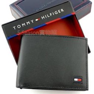 TOMMY專櫃正品🇺🇸美國購入TOMMY HILFIGER 專櫃上翻相片夾 短夾禮盒 男生 皮夾 男用