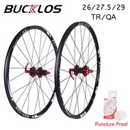【Free Gift】BUCKLOS MTB Wheelset 26 27.5 29 Inch Bicycle Wheelset Aluminum Alloy Mountain Bike Wheel 