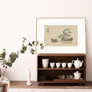 Hanging Paintings New Chinese Style Decoration Paintings Tea Room Decoration Painting Log Style Rest