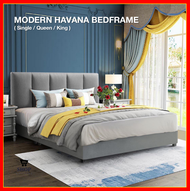 (Pre Order) Havana Modern Style Bedframe Divan Single / Queen / King Size Bedframe | Katil Queen | Single bed frame