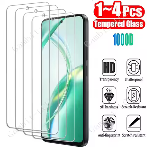 1/4PCS Tempered Glass For Honor 400 Lite Smart 200 X6 X6b X6a X7 X7a X5c Plus X70 X70i X7c X7d X8c X