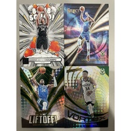 Panini Basketball Giannis Antetokounmpo Prizm and Insert Card