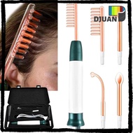 DUOJUAN Vortex Comb Bundle, High Frequency 4 Settings Vortex Hair Growth Wand,  Nourishes Hair Roots