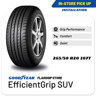 [INSTALLATION/ PICKUP] Goodyear 265/50R20 EfficientGrip SUV Tire (Worry Free Assurance) - Ford Everest/Ford Explorer/Jeep Grand Cherokee  [E-Ticket]