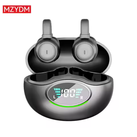 MZYDM Bluetooth 5.3 Earphones Q86 Wireless Headphones Noise Canceling Earclip Sports Headsets Waterp