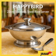 HAPPYBIRD SRS22 22cm Stainless Steel  Rice Server | Periuk Nasi